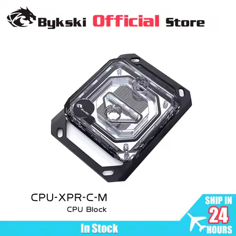 Bykski CPU Water Cooler for Ryzen 5 3600 Ryzen 5/3/7 AM4/AM3 Block Support SNCY Motherboard Radiator