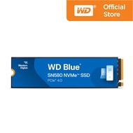 WD Blue SN580 SSD 1TB PCle4x4 NVMe M.2 2280 Read:4150MB/s Write:4150MB/s ( WDS100T3B0E ) ( เอสเอสดี