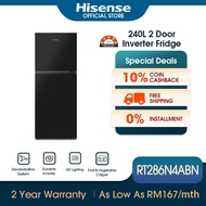 Hisense 2 Door Top Mount Inverter Fridge / Refrigerator / 5 STAR / Deodorizing Filter / All Zone Hyg
