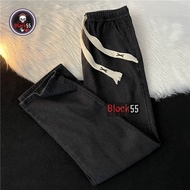 Baggy Jeans Lelaki Seluar Panjang Koyak Regularfitjeans Nikahan Celana Sobek Blue Jeans