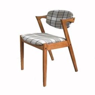 丹麥設計師Kai Kristiansen-Flap Back Dining Chair(Z-Chair)白橡木 反拍椅 