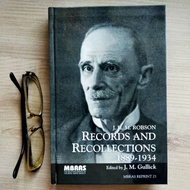 [Collector, MBRAS] Records and Recollections 1889-1934: J. H. M. ROBSON & J. M. GULLICK (1934/2001)