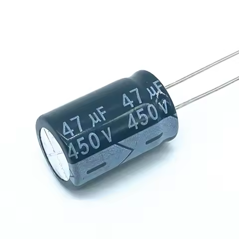 5PCS Higt quality 450V47UF 16*25mm 47UF 450V 16*25 Electrolytic capacitor