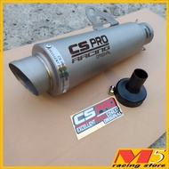 PROMO NEW Knalpot racing ORIGINAL CS PRO Slincer only inlet 50mm universal not proliner tr1 original