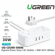 UGREEN CD280 EXTENSION POWER STRIP WITH 30W PD CHARGER USB-C PORT 18W 2 USB A 2 AC OUTLETS (3250W 13