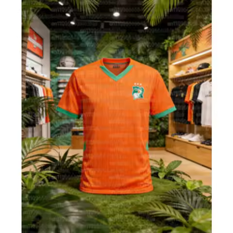 New Ivory Coast National Football Jersey Unisex Summer Breathable Quick Dry Lightweight Sports T-shi