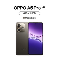 [New] OPPO A5 Pro 5G (6+128G) ดีไซน์สวย ทนทาน AI LinkBoost กันน้ำ/กันฝุ่น IP69 กล้อง 50 MP ชาร์จไว 4