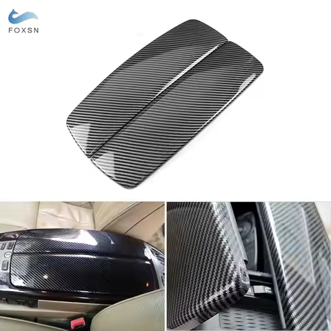 ABS Carbon Fiber Texture For BMW 7 Series E65 E66 2002 2003 2004 2005 2006 2007 2008 Car Center Cons