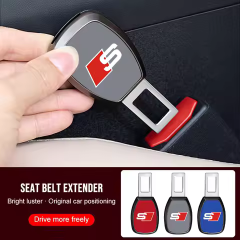 Car Internal Seatbelt Extension Buckle Socket Goods Caps For Audi Sline A1 A3 8l 8p 8v A4 B6 B7 B8 B