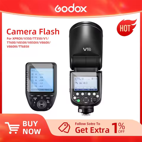 Tempered Glass Waterproof Oilproof Protective Film for Godox V1 V860III V850III TT685II TT600 TT350 