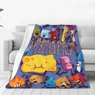 BFDI Inanimate Insanity All Characters Super Warm Blanket Travel Office Plush Throw Blanket Bedroom 