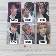 Photocard pc dohoon jihoon tws no tragedy blush weverse vce pob comeback live straw coffee yizhiyu l