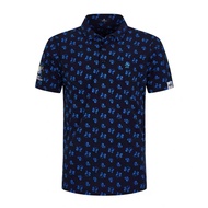 Munsingwear MUNSINGWEAR Golf Men's T-Shirt Summer New Illustrator Series Half-Sleeve polo Shirt