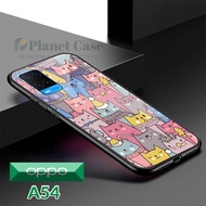 Softcase kaca OPPO A54  [CP208-OPPO A54] Case OPPO A54 Casing hp OPPO A54  Kesing hp OPPO A54  Softc