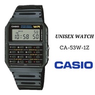 Casio Original CA-53W-1Z Data Bank Calculator Men's Watch Jam Tangan Uniseks Unisex Watches  (2 YEAR