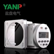 YP109A Timer Industrial Timer Reminder Round Electronic Timer Plus Waterproof Box Set