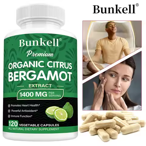 Citrus Bergamot Capsules, Antioxidant Support, Heart & Circulatory Wellness, Cholesterol Balance, Da