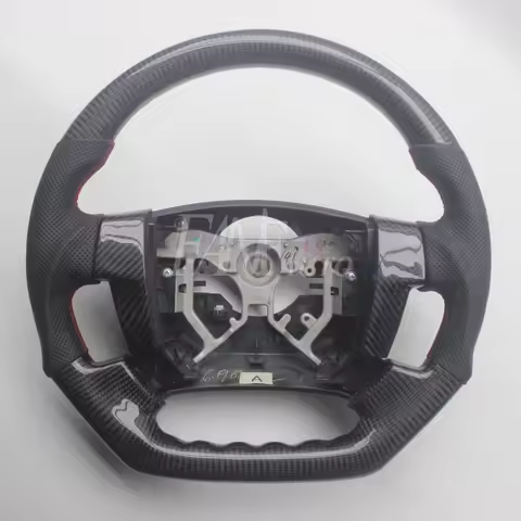 Replacement Real Carbon Fiber Steering Wheel with Leather for Toyota Mark X 2004-2009