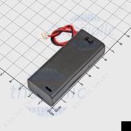 [2 Pieces]- Battery Box, 2xAAA Battery Tray On-Off Switch Cover PH2.0 Connecting Cord Length 15cm Sm