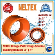 ✽ ┏ ✧ Neltex Orange PVC Fittings Bushing Reducer 4 x 2