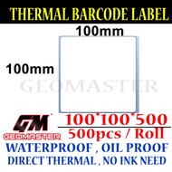 Barcode Label Barcode Sticker Thermal Price Label Product Label Sticker Paper -All Size Ready Stock.