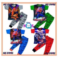 OFFER FAST SELLING SAIZ 3-4 ( 2Y - 3Y )Pyjamas Jersey 10% + cotton 90% Baju Tidur Budak Kanak-Kanak 