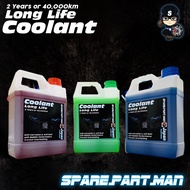 SparePartMan Long Life Coolant ( 2Liters Made in Malaysia) Red / Blue / Green A4U