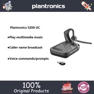 Plantronics VOYAGER 5200 wireless bluetooth headset, smart voice control headset with noise canceling microphone