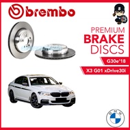 BREMBO Rear Disc Rotor (2pcs) - BMW G30e 2018, X3 G01 xDrive30i
