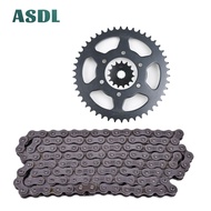 520 15T 43T 46Tด้านหน้าด้านหลังชุดล้อฟันเฟืองสำหรับKawasaki EX650 ER650 EX650 06-16 EN650 Vulcan-S 1