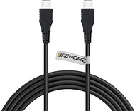 BRENDAZ Fastest Charger Cord Type C to C USB Charging Cable Compatible with JBL Charge 5 Portable Speaker, Charge 4 Portable Bluetooth Speaker -USB-C 3.1 Gen 2 (USB-C to USB-C)