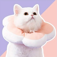 Kucing Soft Cotton Elizabeth Ring E-collar Anti-Licking Headgear Sterile Waterproof Pet Cat Dog E-Co