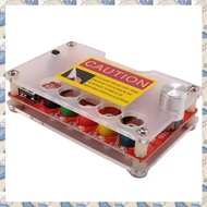 (CNJB) ATX 24Pin Power Breakout Board with ADJ Adjustable Voltage Knob and Acrylic Shell Kit Voltage