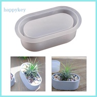 HAP Succulent Flower Pot Silicone Mold Oval Shape Flower Pot Mold Storage Holder Storage Box Container Mold Planter Mold