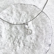 【 日本直送 名牌中古包 】Christian Dior 迪奧 項鍊 銀色 CD vintage 古董 ukyg82