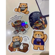 Log On 25th Anniversary 5 Sticker Set