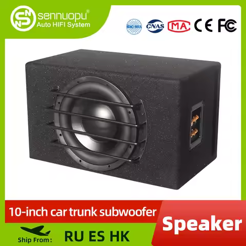 Sennuopu Trunk Subwoofer Car High-power Ultra-heavy Pure Bass 10-inch Car Audio Modification MA125