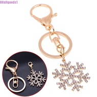 USNOW1 Snowflake Keychain New Arrival Trendy Hot Christmas Gift for Woman Ladies Crystal Pendant