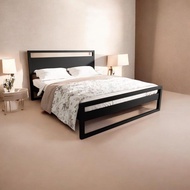 solid wood Bedframe Queen King. katil Solid kayu double, Katil Queen King, katil solid kayu