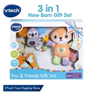 VTech 3 in 1 Newborn Gift Set (Fox & Friiends gift Set) for new born babies toys include baby rattle