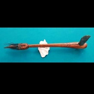 Kapak Batu Papua Antik Sangat Tua Bekas Milik Kepala Suku Langka