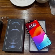 iPhone 12 pro 256 silver imei kemenperin resmi permanen, All sim card, imei bergaransi, all part ori
