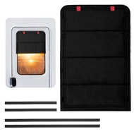 Sunshade Door Cover,RV Camper Folding Doors and Windows,Shade Window UV Protection RV Shade Curtain 