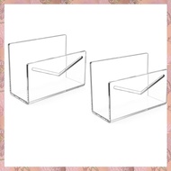 [h3w732xnj.ph] Clear Mail Organizer 2Pcs Acrylic Vertical File and Letter Holder for Desk Light-Weig