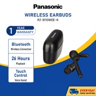 Panasonic Rz-B110W Water Resistant Wireless Earbuds Ergonomic Fit Rz-B110Wde-K