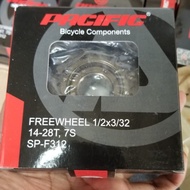 sprocket freewheel 7 speed pacific ulir
