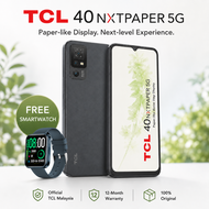 TCL 40 NXTPAPER 5G Smartphone | 256GB ROM | 12GB RAM (6+6GB) | Eye-Care Anti-Glare Display | 5000mAh