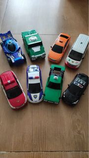 Used toy cars (all) carbot , it can transform to a big one robot