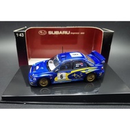 Autoart 1 SUBARU 43 SUBARU IMPREZA WRC 2001, 6 #Portugal Portugal Station, AA Sparu Wing Leopard Ral
