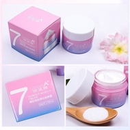 Lizhiya v7 Plain Face Cream Makeup Primer Cream Brighten Skin Tone Waterproof Whitening Moisturizing